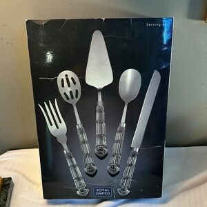 ROYAL LIMITED The Limited Stainless Steel Serving Set in Silver